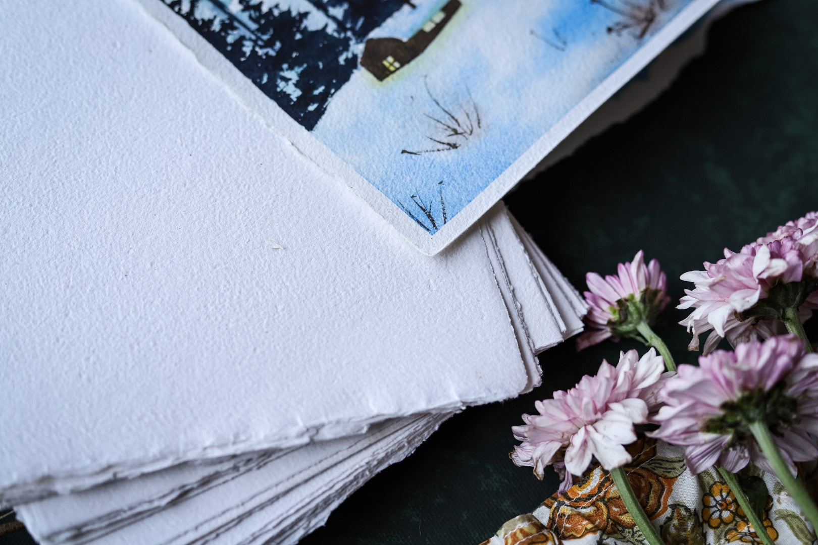 WATERCOLOR PAPER STACKS