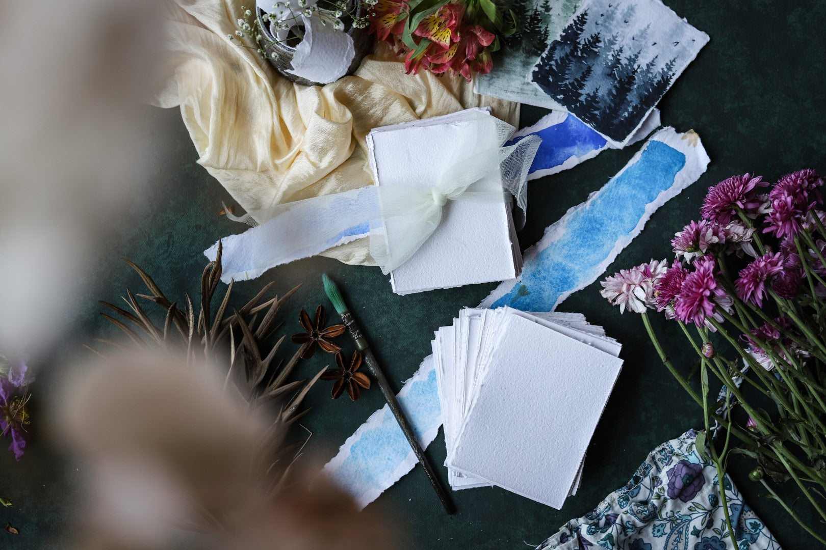 WATERCOLOR PAPER STACKS