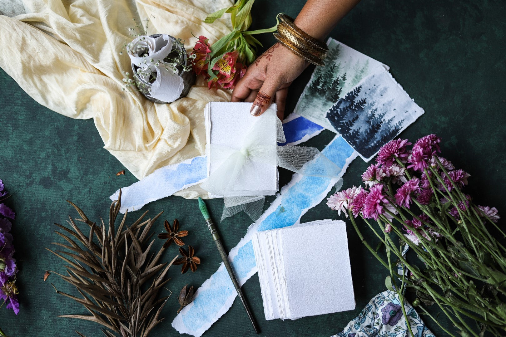 WATERCOLOR PAPER STACKS