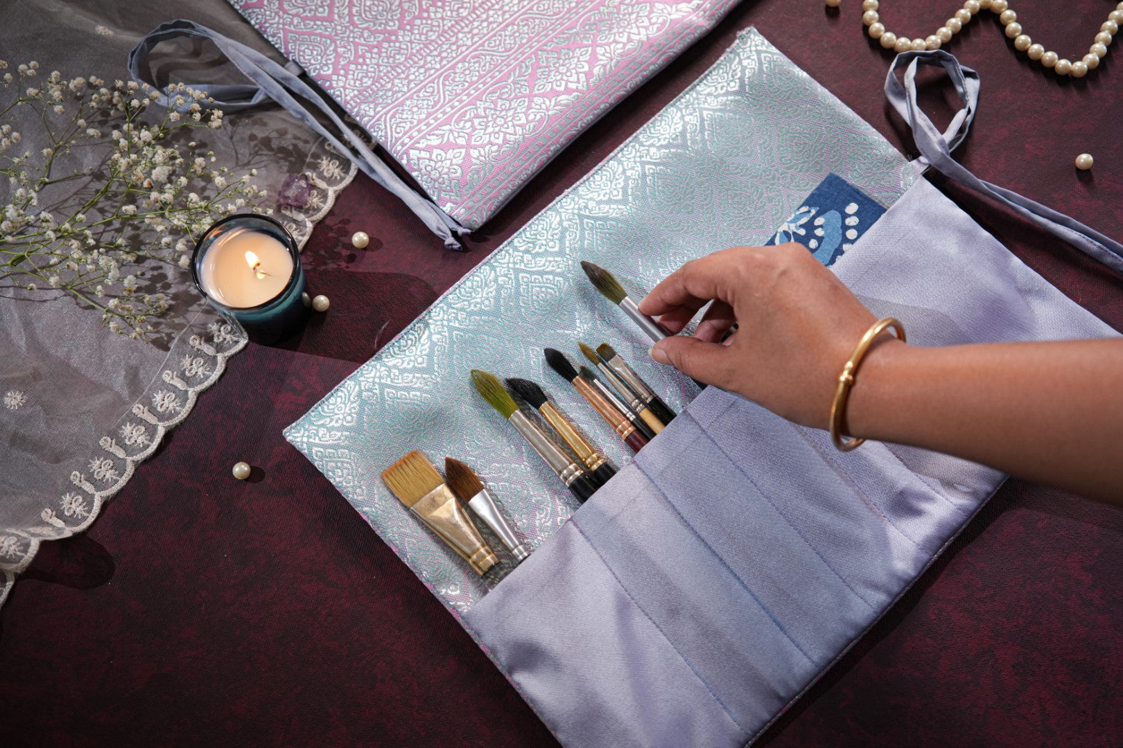 BRUSHROLLS - THAI SILK COLLECTION
