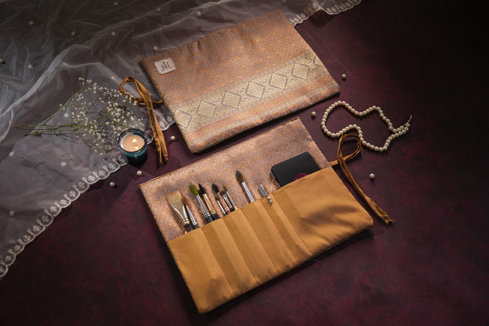 BRUSHROLLS - THAI SILK COLLECTION