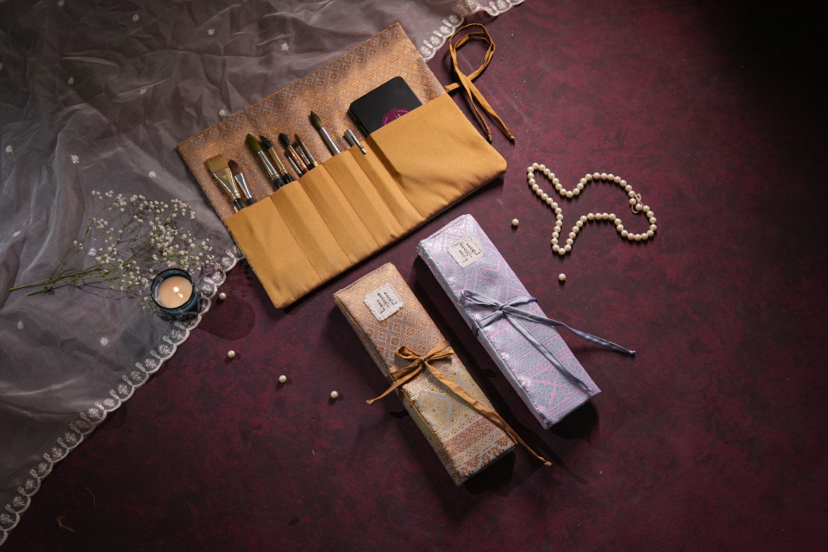 BRUSHROLLS - THAI SILK COLLECTION