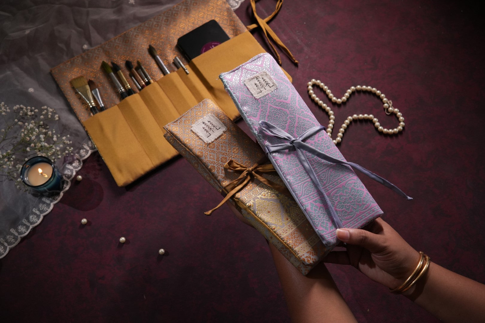 BRUSHROLLS - THAI SILK COLLECTION