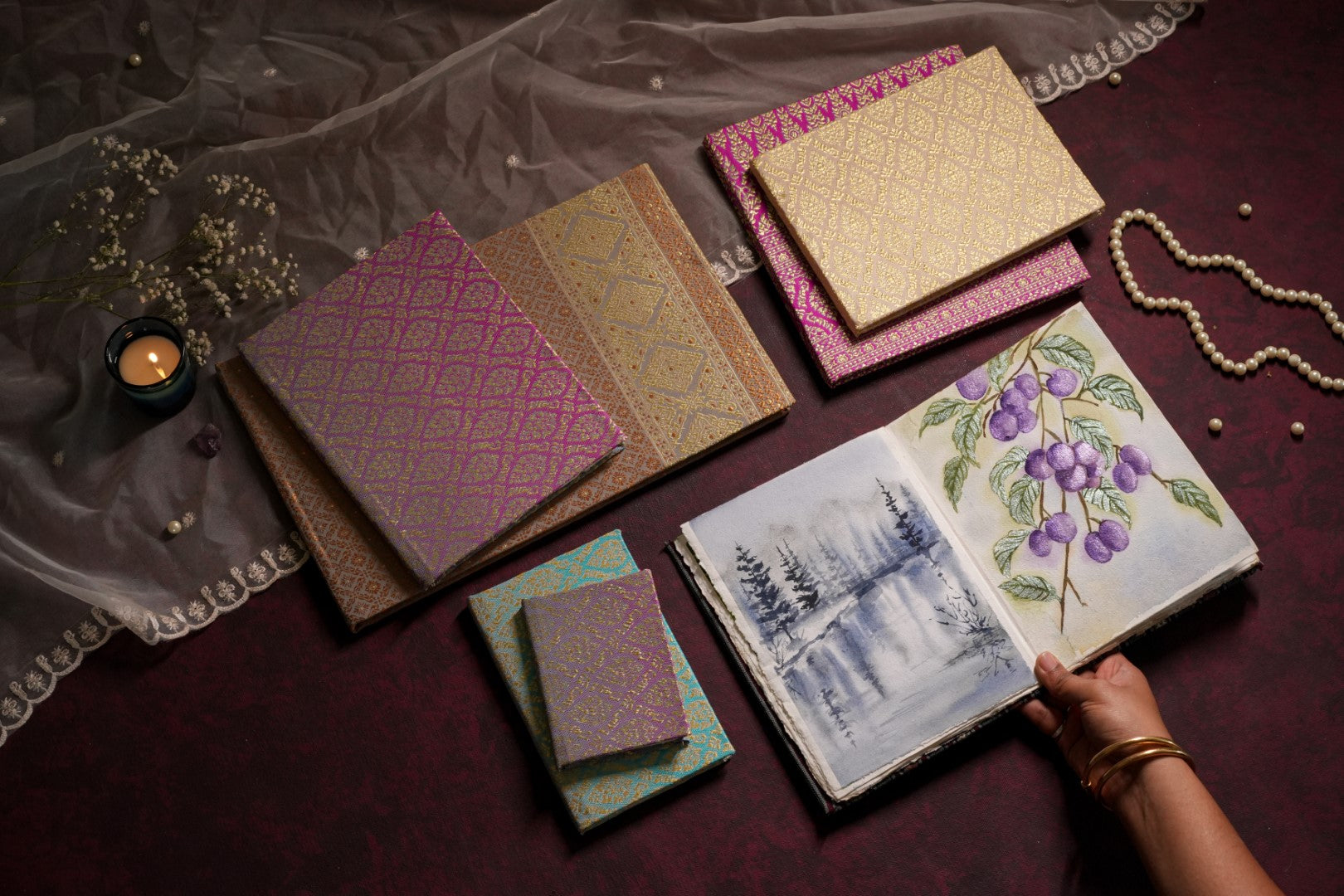 WATERCOLOR SKETCHBOOKS - THAI SILK COLLECTION