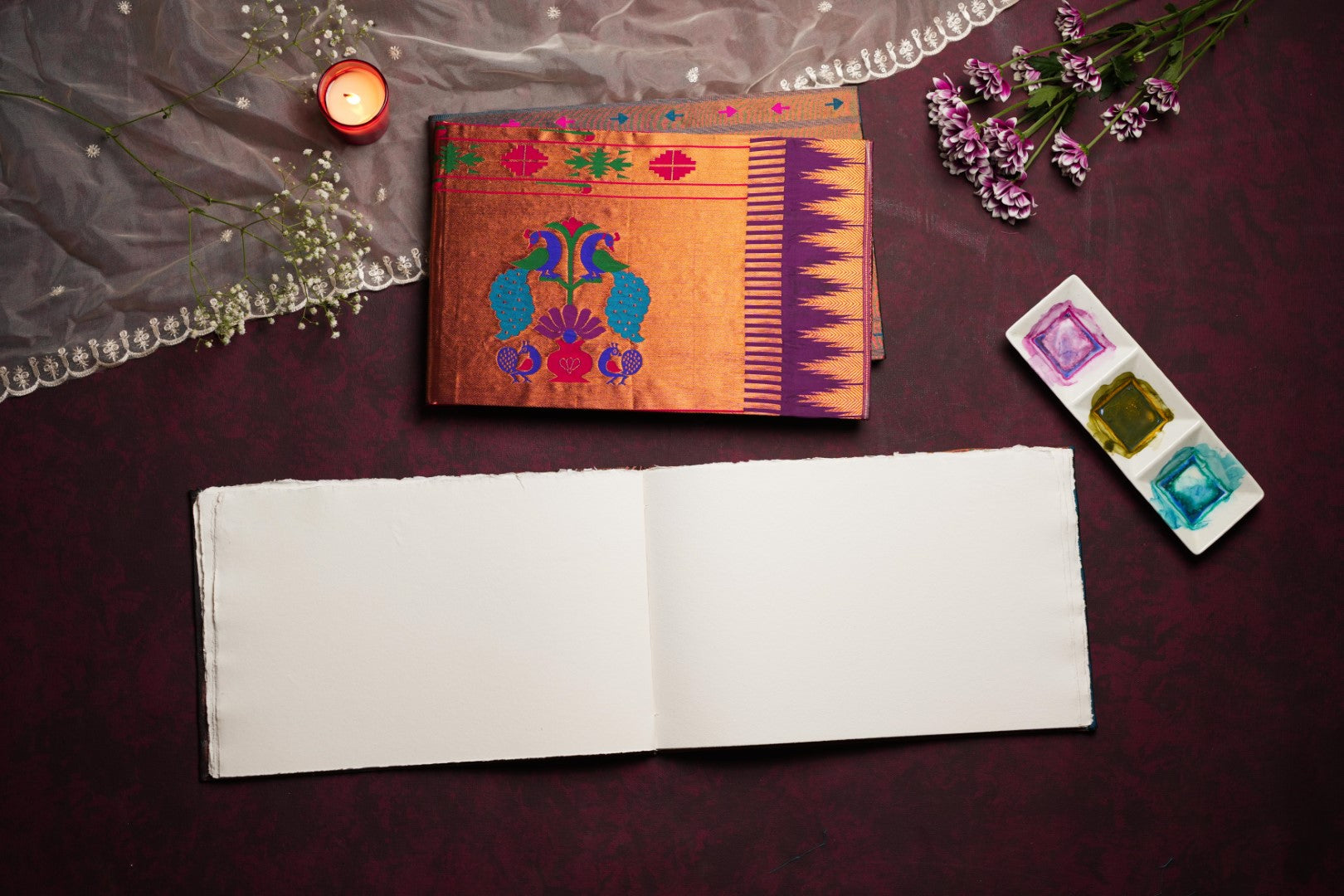 WATERCOLOR SKETCHBOOKS - PAITHANI SILK COLLECTION