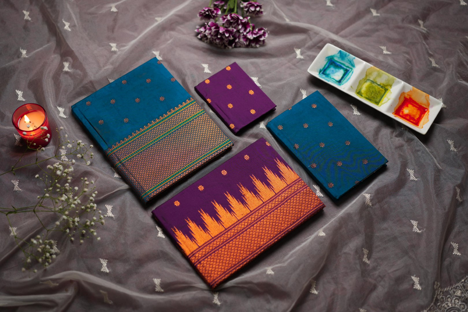 SKETCHBOOK BUNDLE - PAITHANI SILK COLLECTION