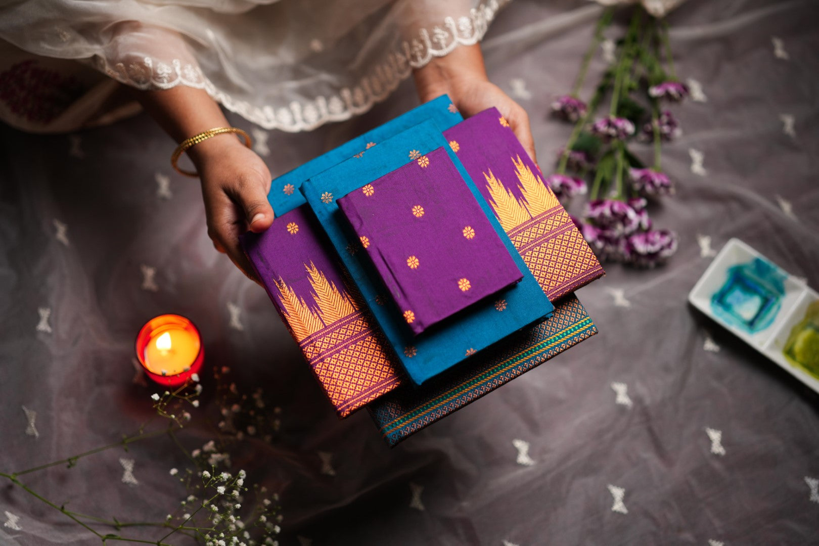 SKETCHBOOK BUNDLE - PAITHANI SILK COLLECTION