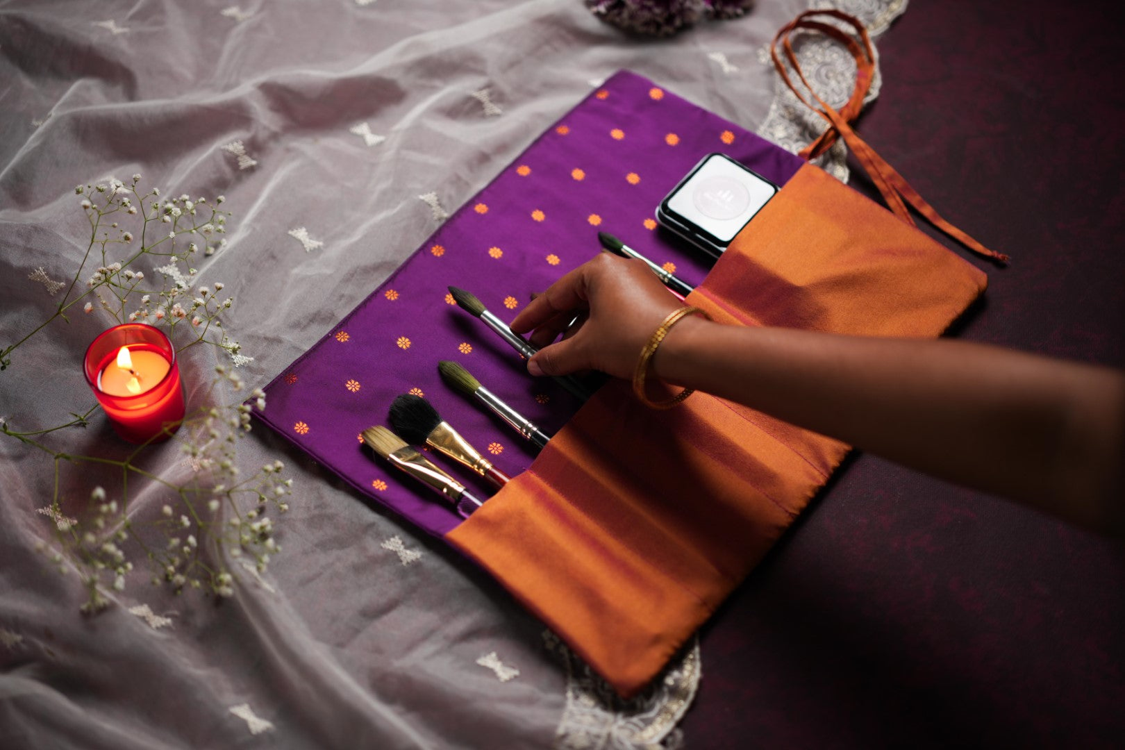 BRUSHROLLS - PAITHANI SILK COLLECTION