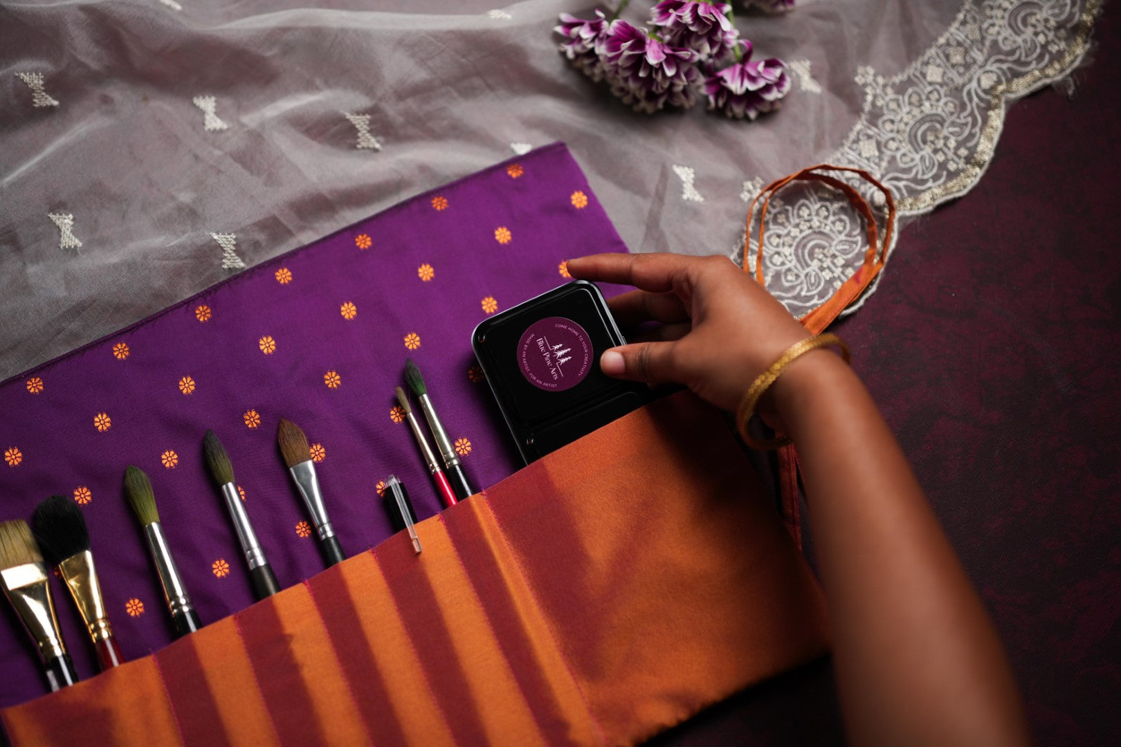 BRUSHROLLS - PAITHANI SILK COLLECTION