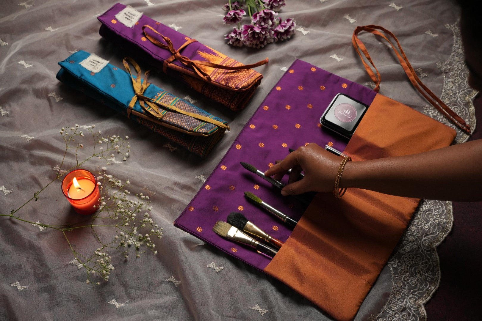 BRUSHROLLS - PAITHANI SILK COLLECTION