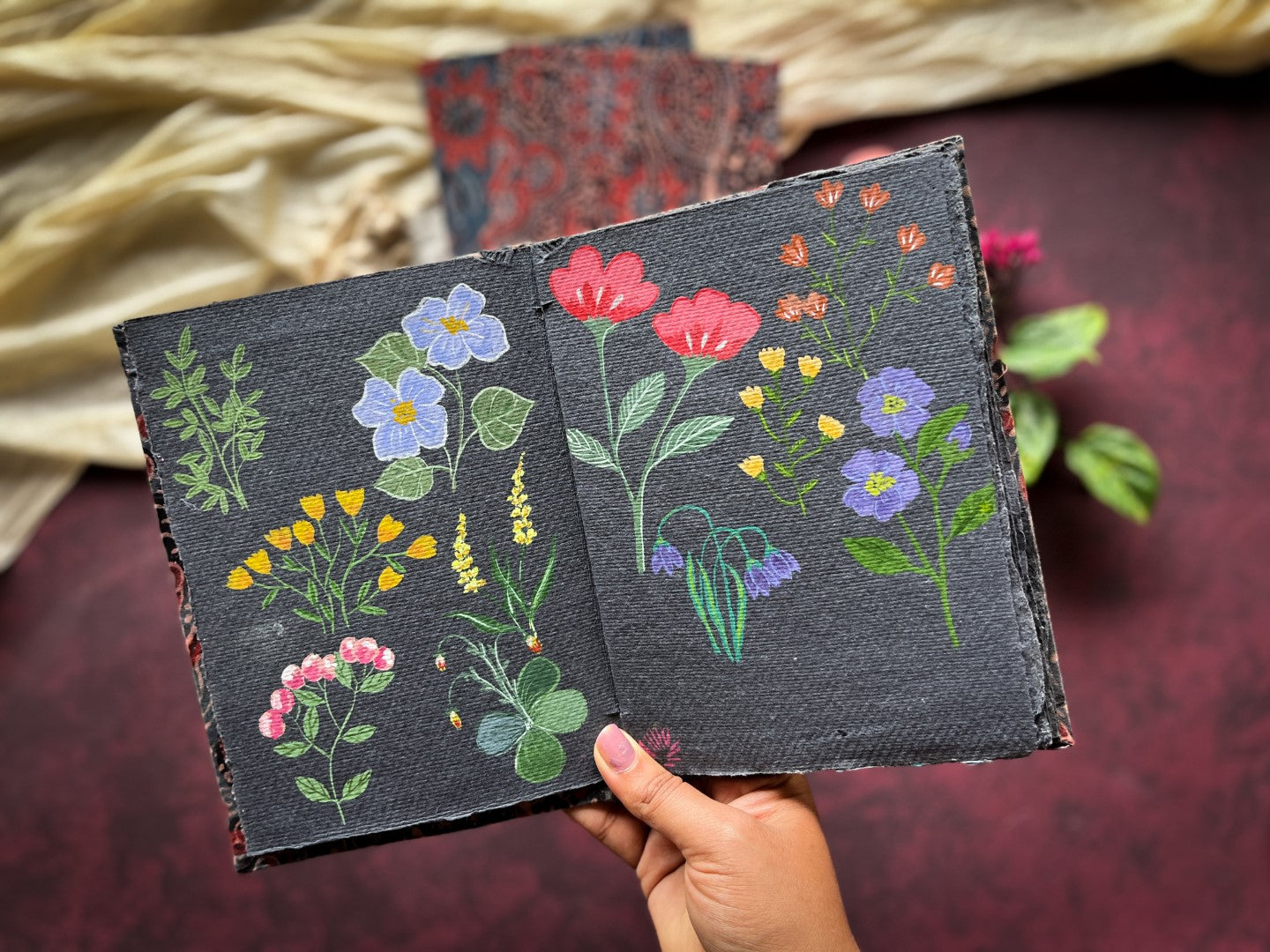 BLACK PAPER WATERCOLOR SKETCHBOOKS