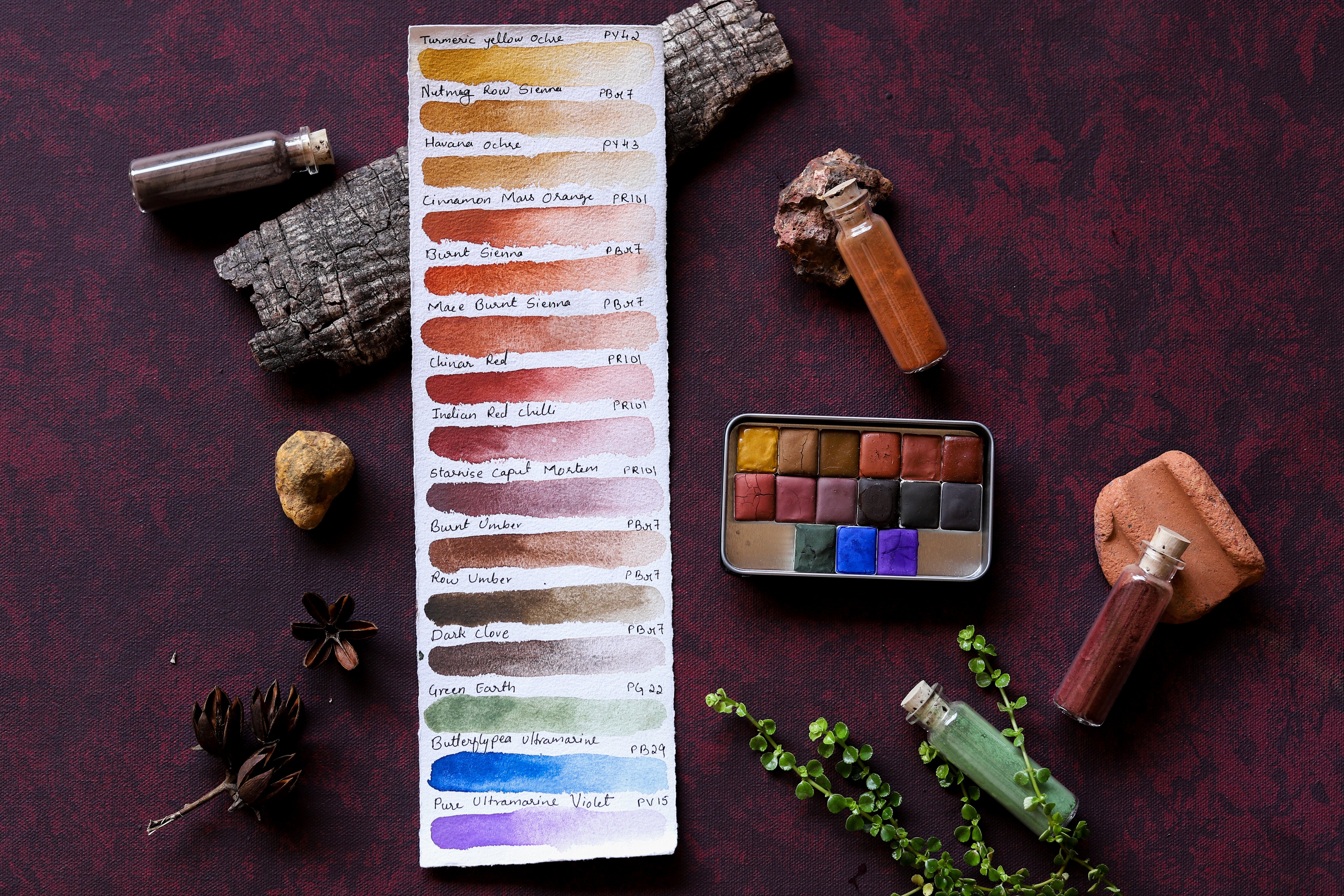 COMPLETE EARTHS PALETTE AND GREENS OF WESTERN GHATS PALETTE BUNDLE