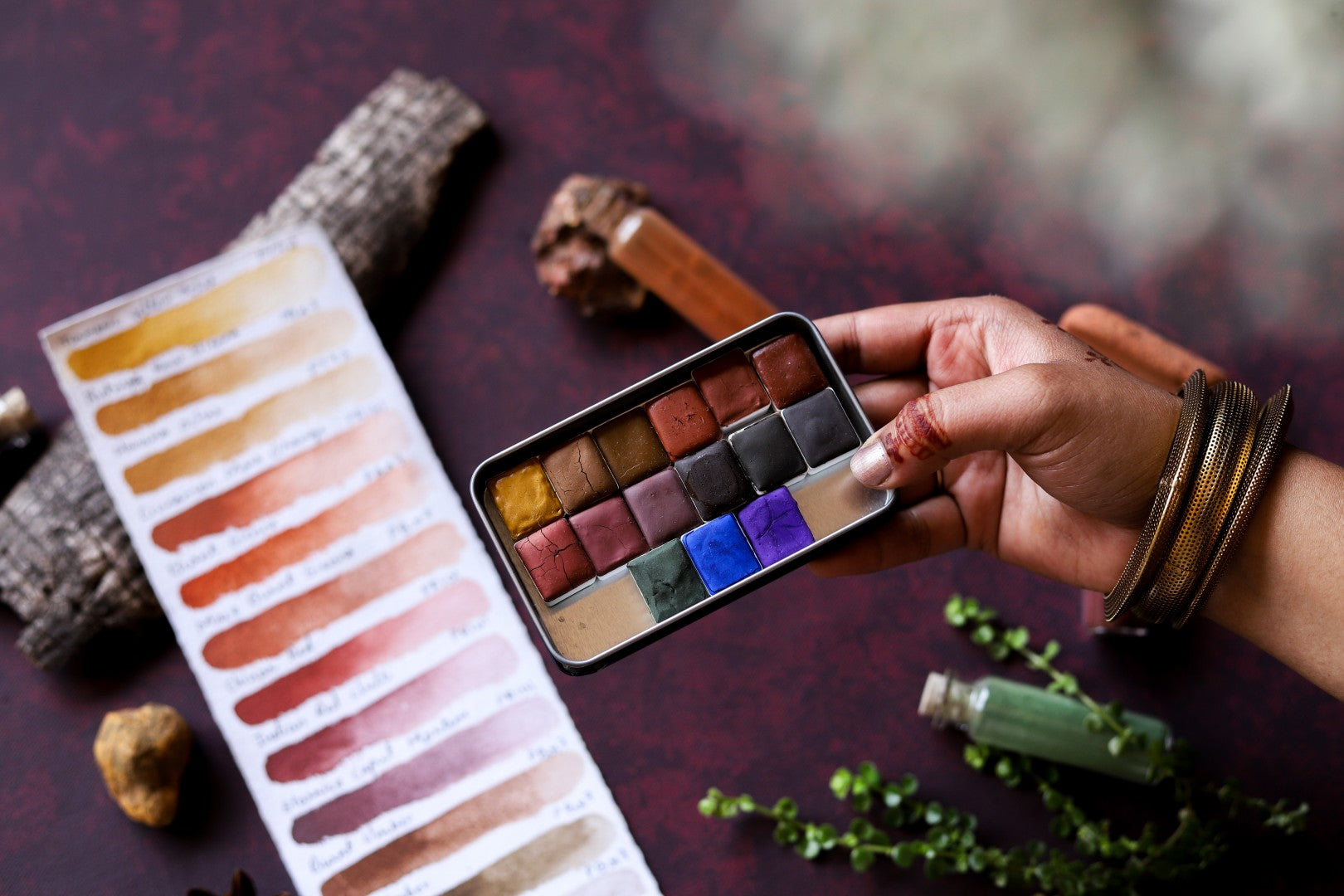 [PRE ORDER] COMPLETE EARTHS PALETTE AND GREENS OF WESTERN GHATS PALETTE BUNDLE