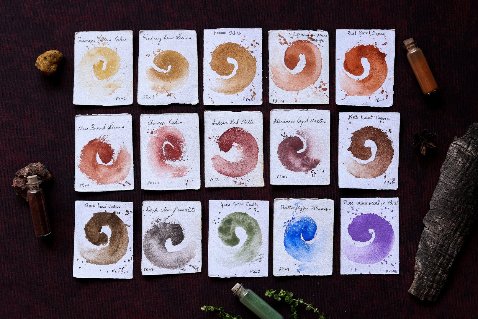 [PRE ORDER] COMPLETE EARTHS PALETTE AND GREENS OF WESTERN GHATS PALETTE BUNDLE