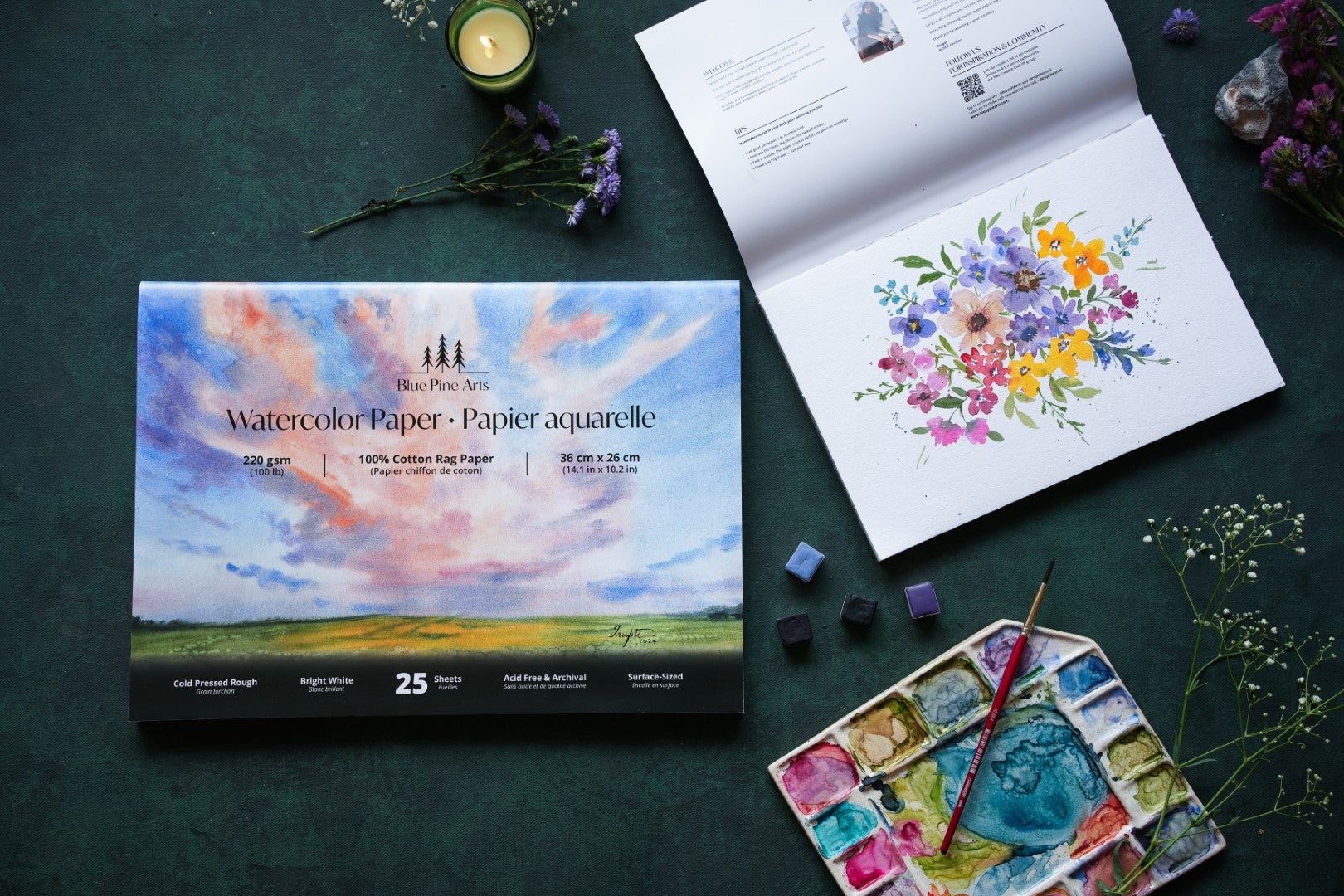 [Pre Order] HANDMADE WATERCOLOR PAPER BLOCKS