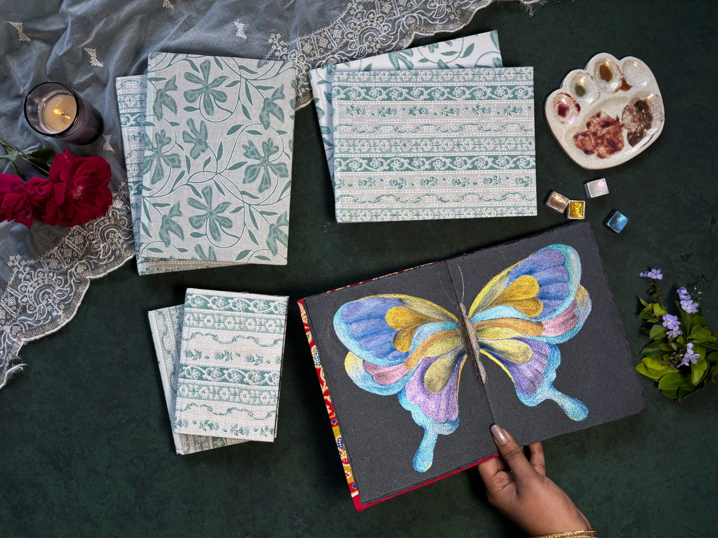 BLACK PAPER WATERCOLOR SKETCHBOOKS