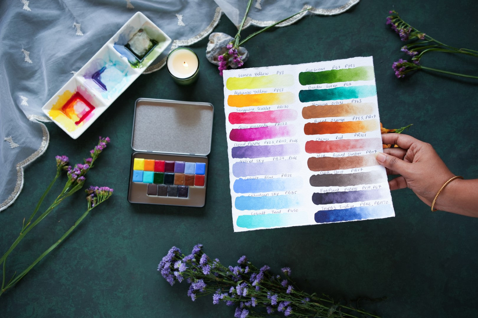 TRUPTI'S PLEIN AIR WATERCOLOR PALETTE