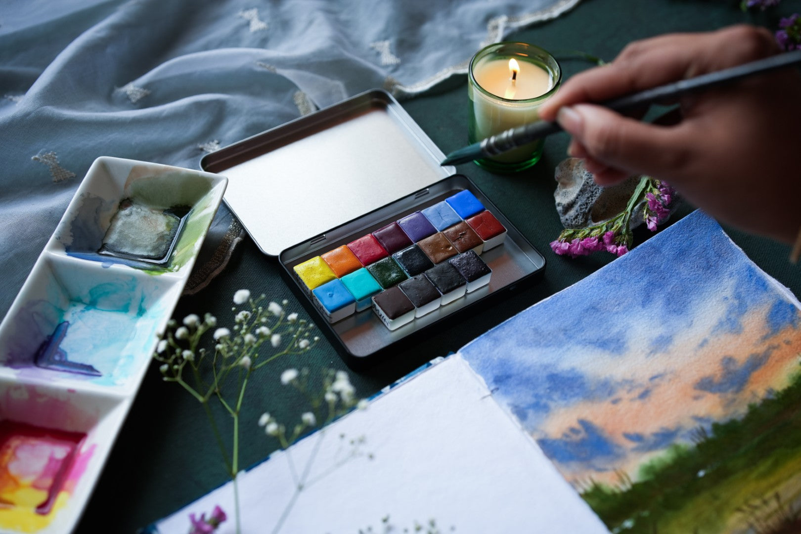 TRUPTI'S PLEIN AIR WATERCOLOR PALETTE