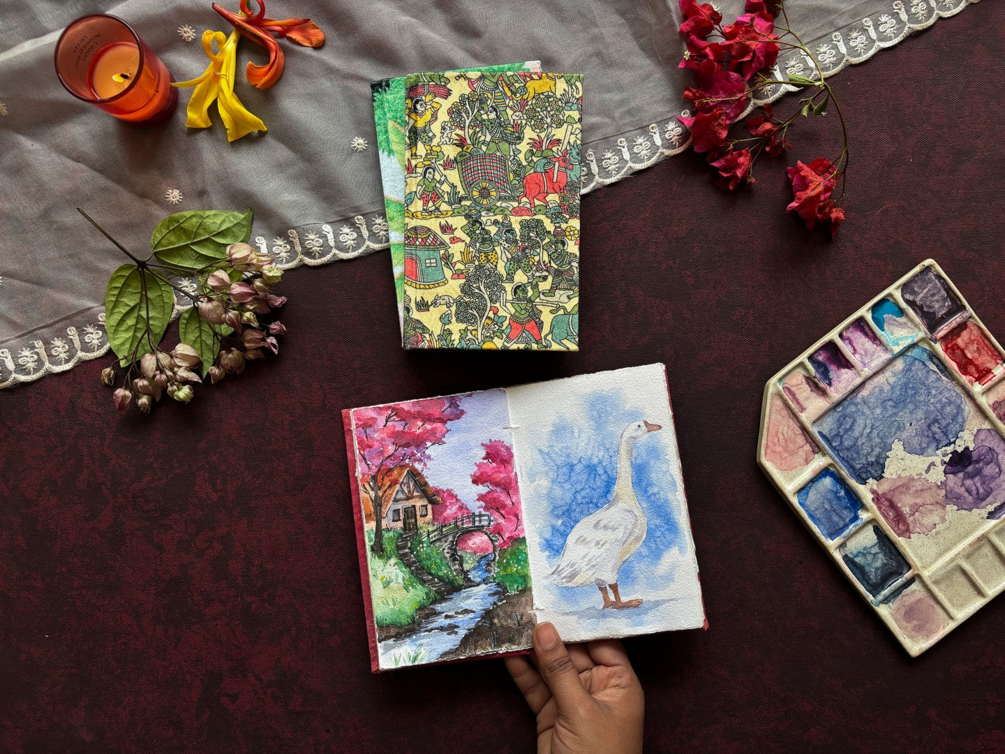 WATERCOLOR SKETCHBOOKS - MADHUBANI PRINT COLLECTION