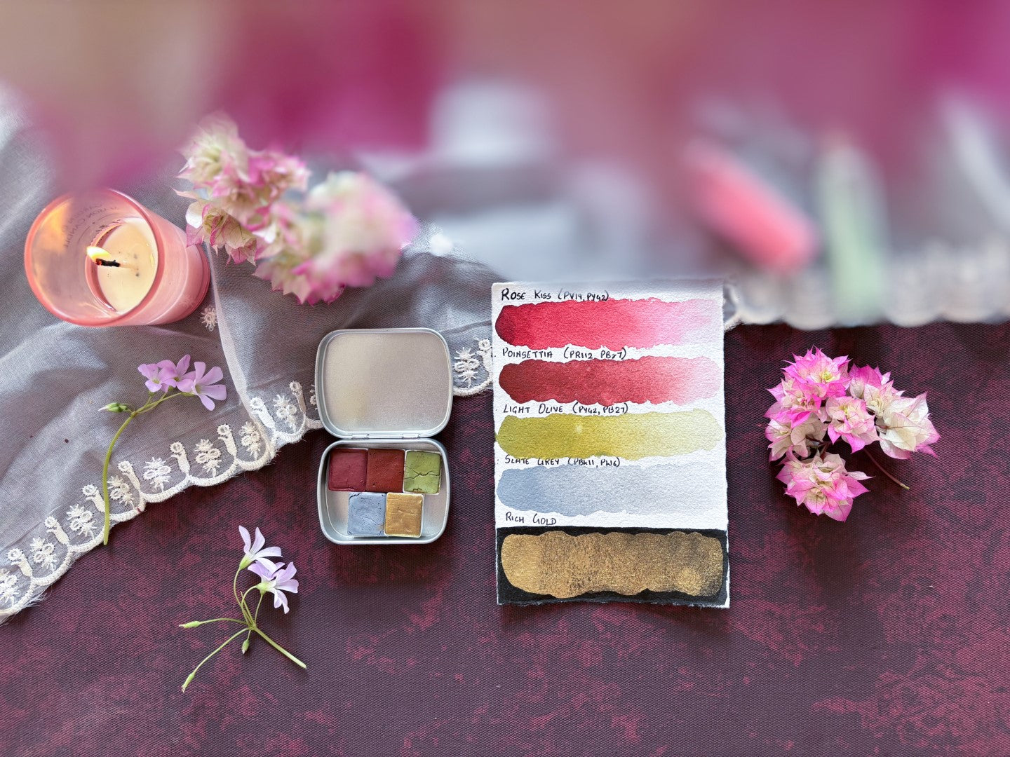 Vintage Roses Palette
