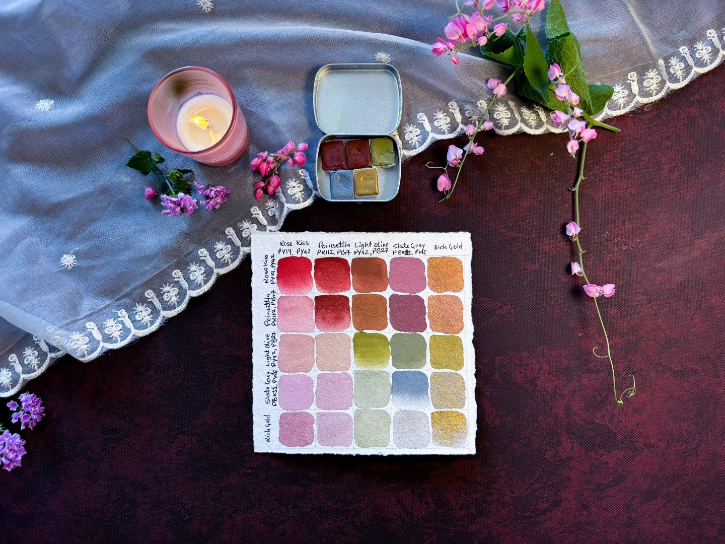 Vintage Roses Palette