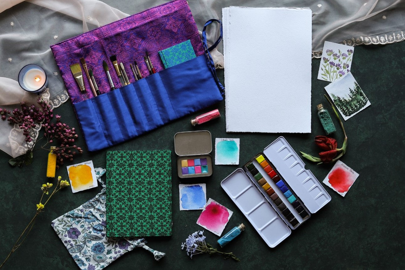 blue-pine-arts-premium-art-supplies-handmade-sketchbooks-artisanal-fabric-hand-bound-watercolor-journal-paints-handcrafted-brush-roll.jpg